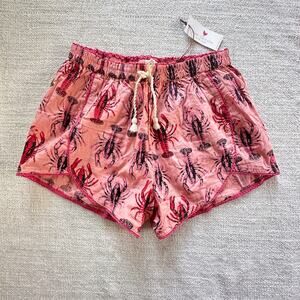NWT Pink Chicken Pink Lobster Shorts Girl's size 12